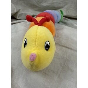 GUND Tinkle Crinkle Jumbo Caterpillar Plush 17″ Sensory Rattle Toy Good Used
